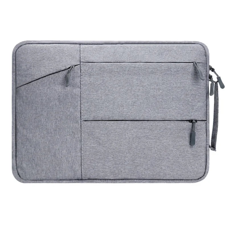 Wasserdichte Laptop Tasche – Schutzhülle & Notebook-Handtasche im Briefcase-Stil für MacBook, Lenovo & Laptops Kaufschwan® Grau 16 Zoll