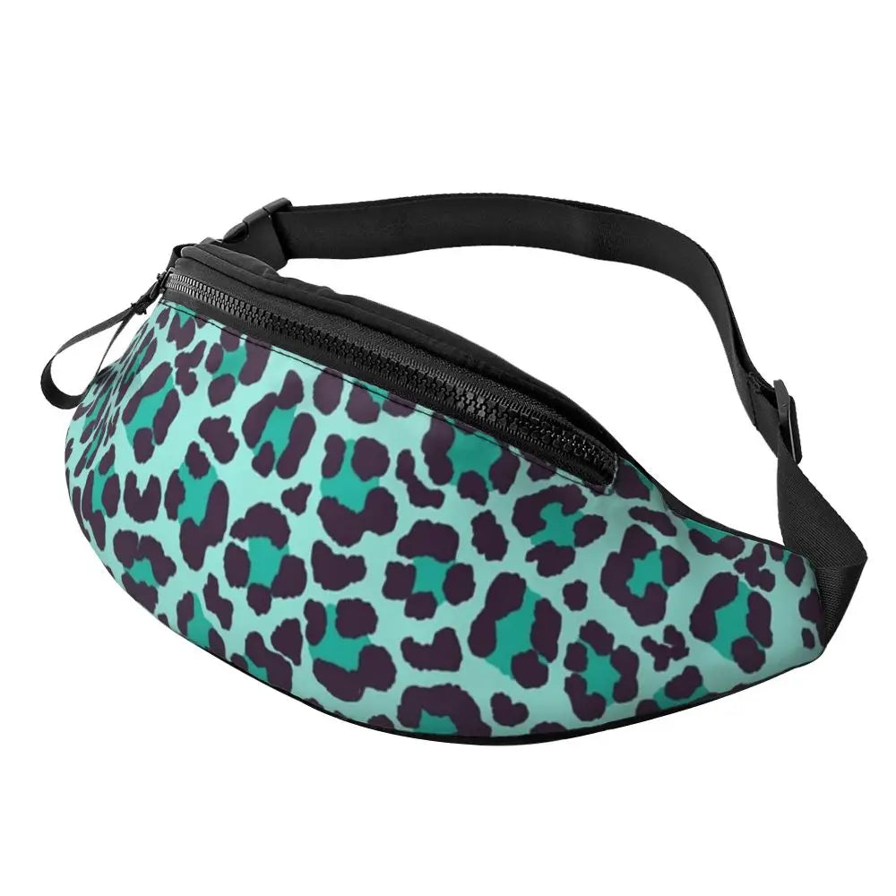 Leopardenmuster Gürteltasche – Unisex Hüfttasche | Cheetah Print Crossbody Bag für Laufen, Reisen & Handy