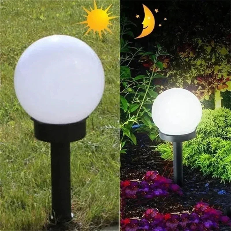 Solar LED Gartenlichter Kaltweiß – Wasserdichte Kugelleuchten für Garten, Hof, Weg & Rasen Kaufschwan®