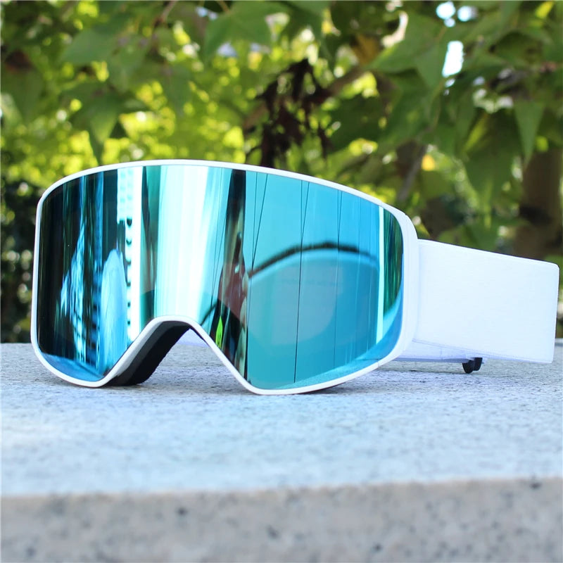 Doppelglas Anti-Beschlag & UV-Schutz | HD Schneebrille für Skifahren & Snowboarden, Unisex Kaufschwan®