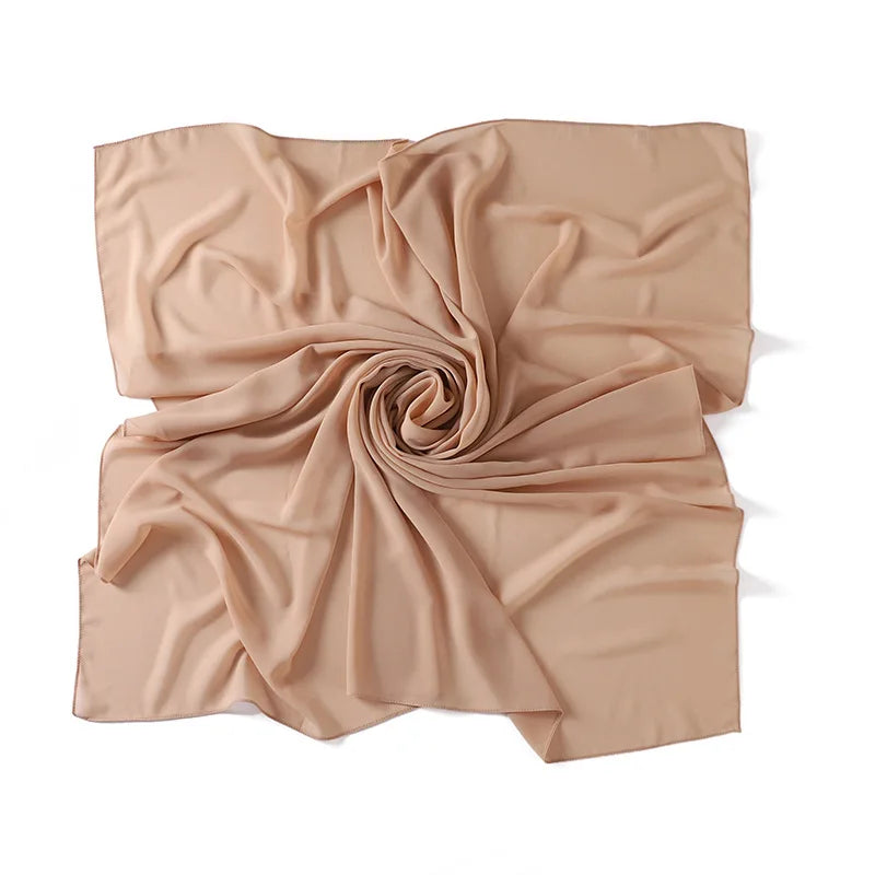 85×85CM Kopftuch – Damen Quadrat Hijab | Muslimisches Einfarbiges Kopftuch, Modischer Schal & Unterkopftuch Kaufschwan®