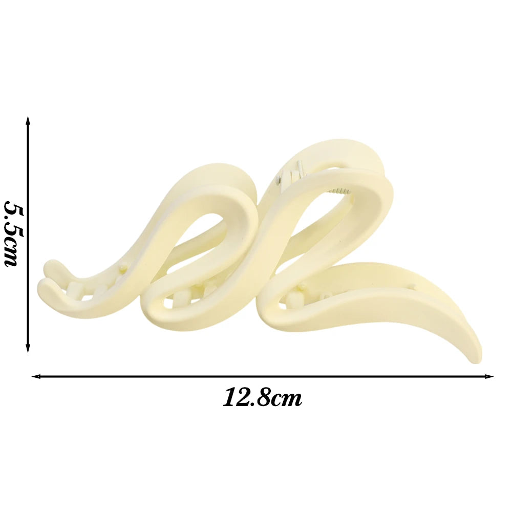 Wellige Acryl-Haarklammern – Haarklammer für Damen, 4 Farben Kaufschwan®
