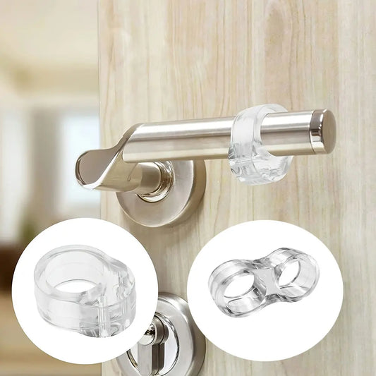 5er Set Transparente Türstopper – Stoßdämpfendes Tür- & Wandschutz Pad | Anti-Kollisions Puffer Ring für Möbel & Türklinken Kaufschwan®