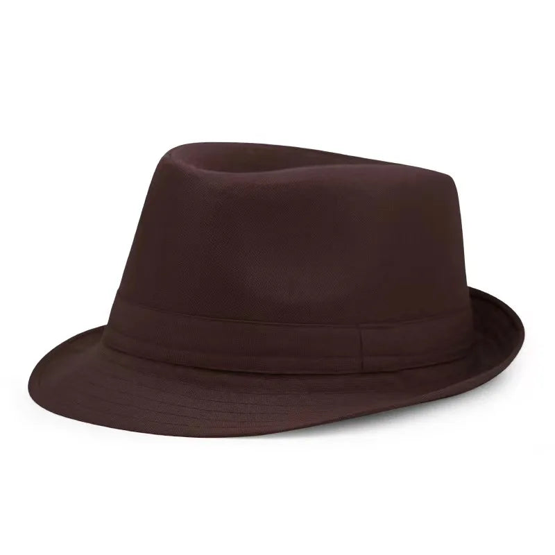Sommer & Winter Hut - Jazzhut – Britischer Zylinderhut, Herren Fedora, Mittelalte & Ältere Warmer Jazzhut