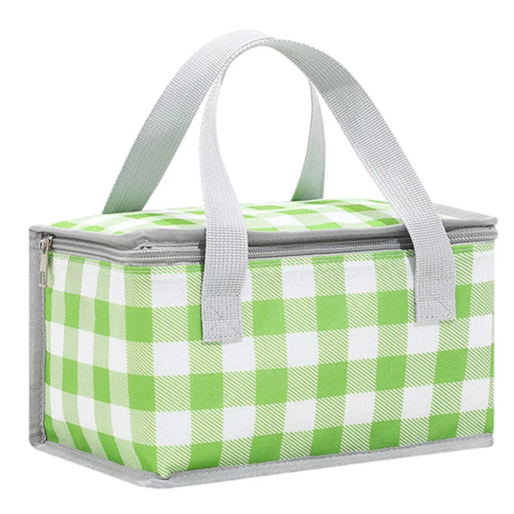 Große Outdoor Picknick Kühltasche – Tragbare Isolierte Box | Camping Getränketräger, Bento Tasche & Picknickbedarf Kaufschwan® Grün