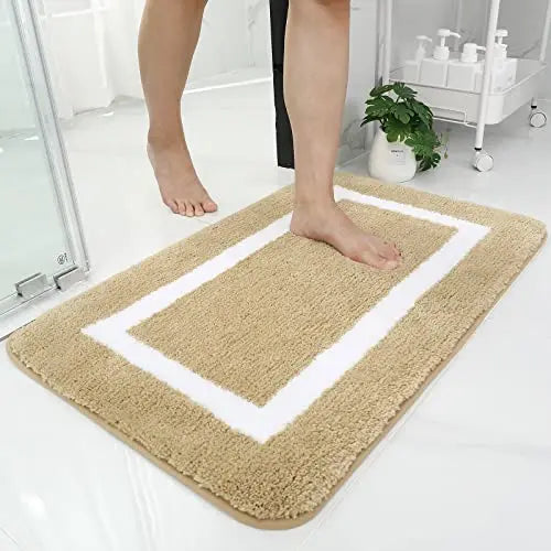 Weiche Saugfähige Badematte – Rutschfester, Schnelltrocknender Plüschteppich für Bad & Schlafzimmer Kaufschwan®