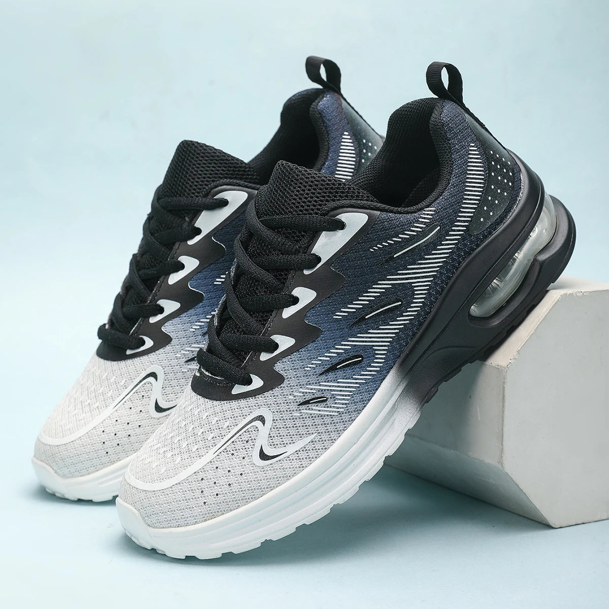 Damen Air Cushion Sneaker – Modische Walkingschuhe | Atmungsaktive Mesh Tennisschuhe & Sportschuhe Kaufschwan®