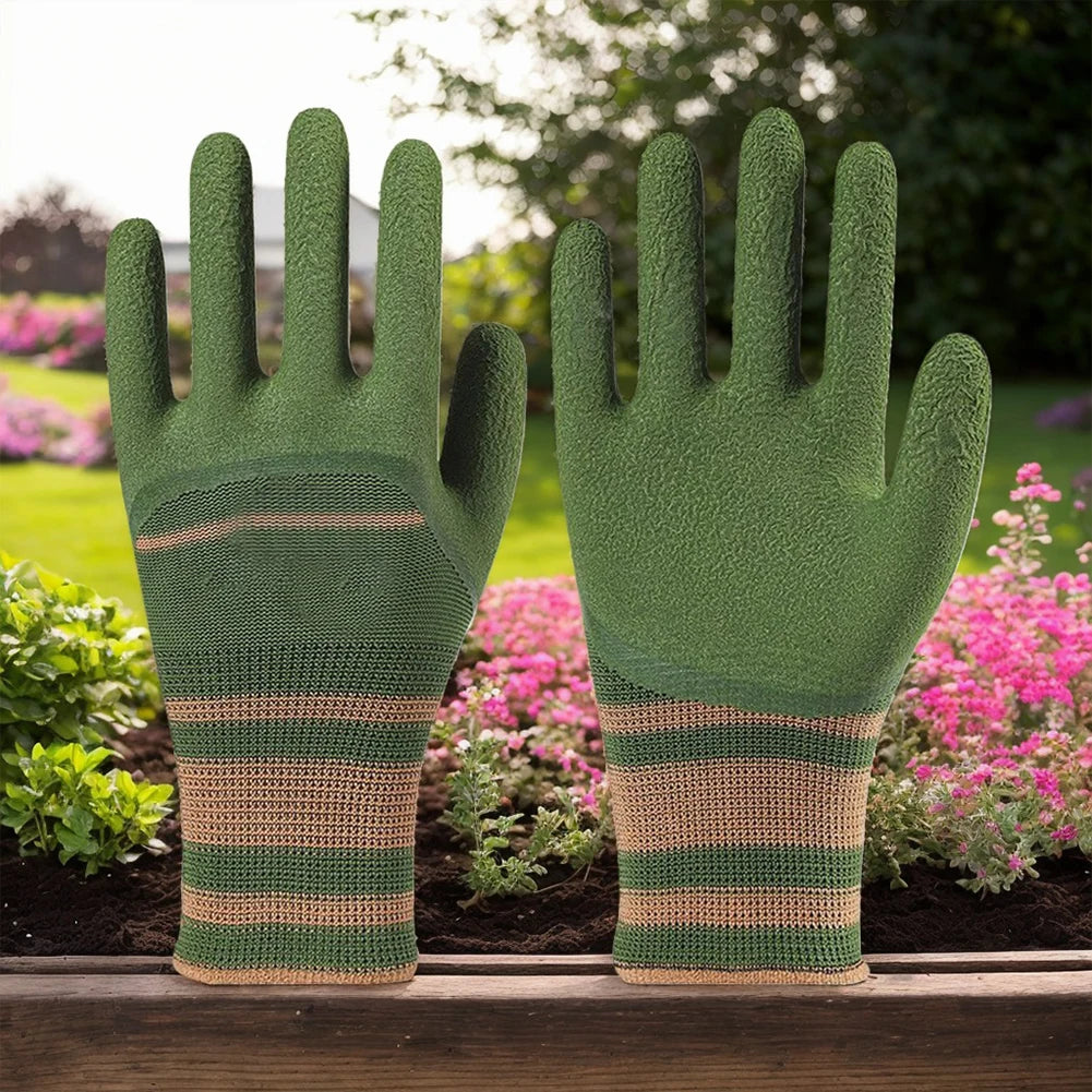 Dornenfeste Gartenhandschuhe Atmungsaktiv Schutz Handschuhe für Rosen Kaktus Gartenarbeit 1–10 Paar/Set Kaufschwan®