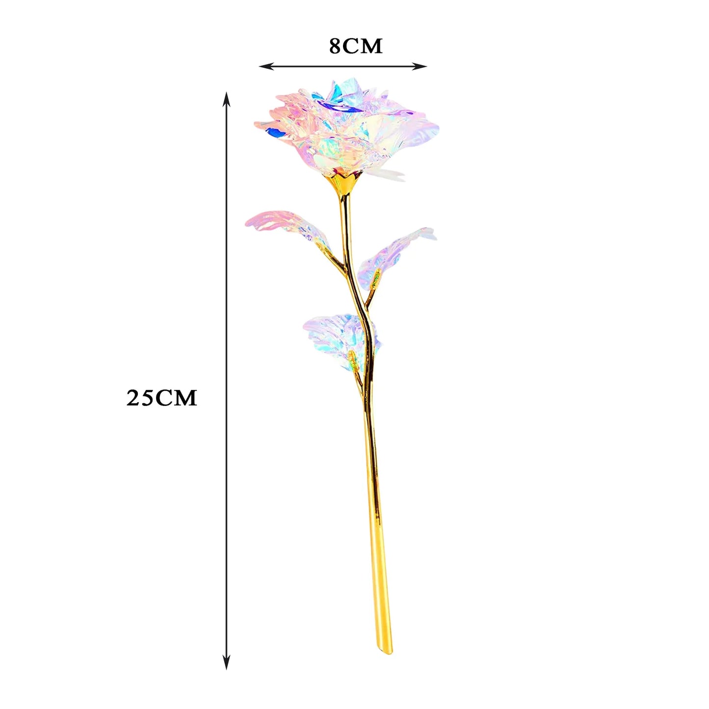 Galaxy Rose Ewige Blume – Leuchtende Goldfolie Rosen Geschenkset Kaufschwan®