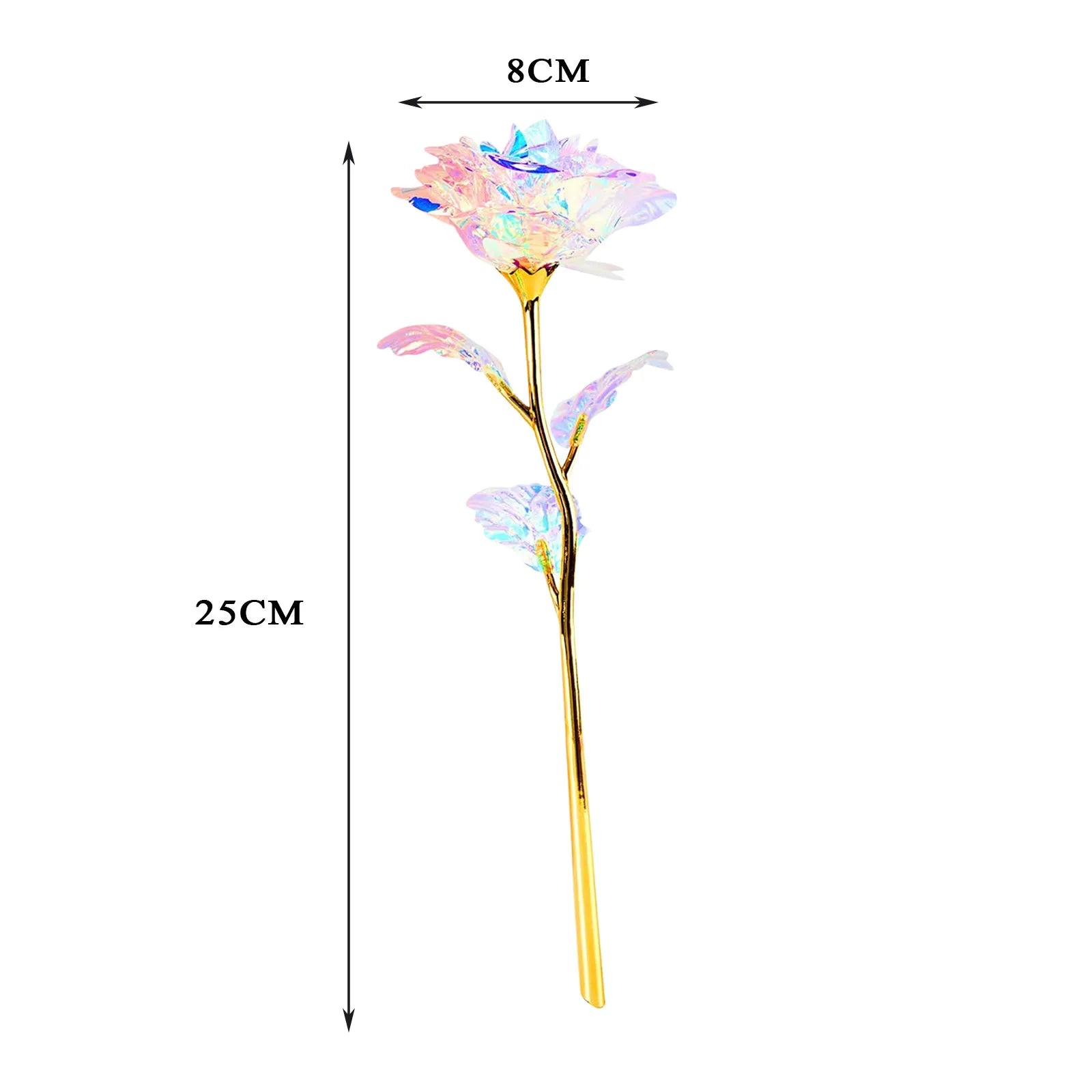 Galaxy Rose Ewige Blume – Leuchtende Goldfolie Rosen Geschenkset Kaufschwan®