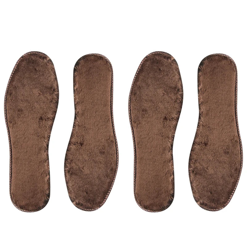 Warme Einlegesohlen – Dicke Kunstfell Plüschsohlen | Unisex Winter Thermo Einlagen Kaufschwan®