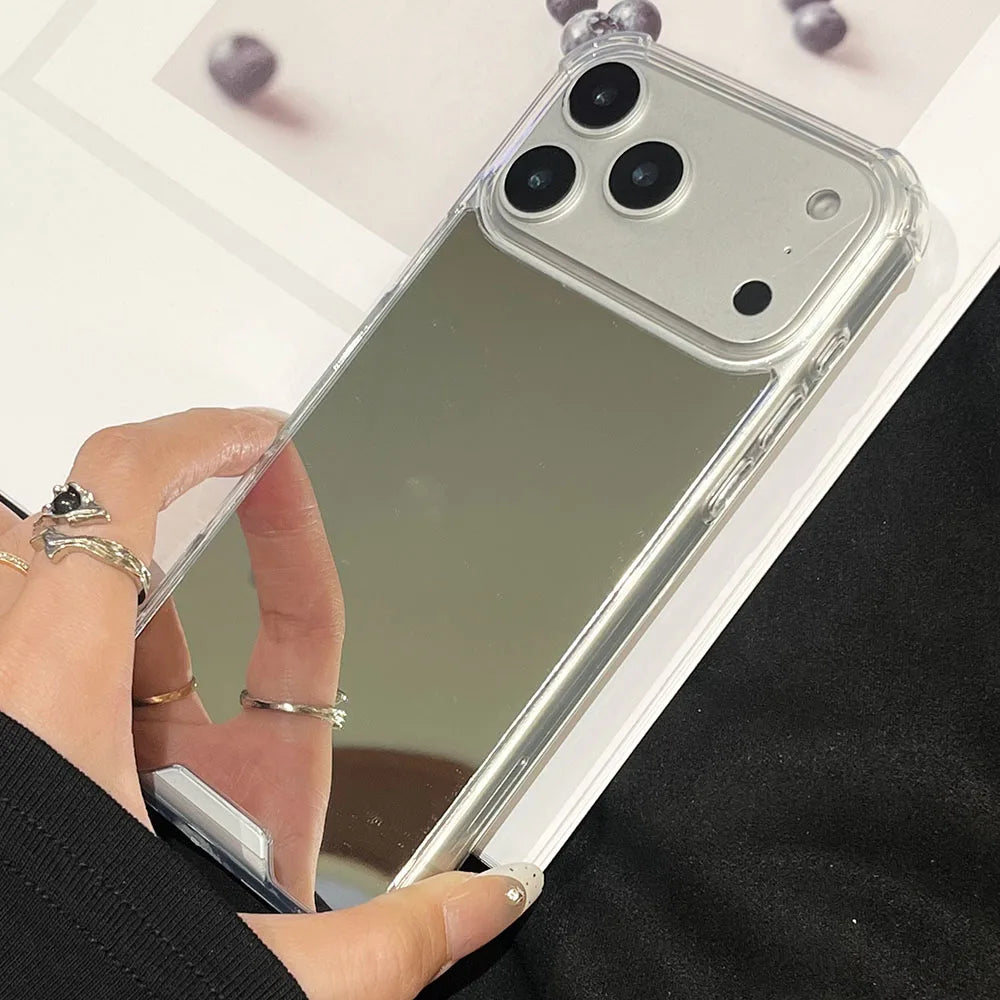 Harte Acryl-Spiegelhülle für iPhone 18 Pro & iPhone 18 Pro Max – Stoßfeste Schützende Rückhülle Kaufschwan®