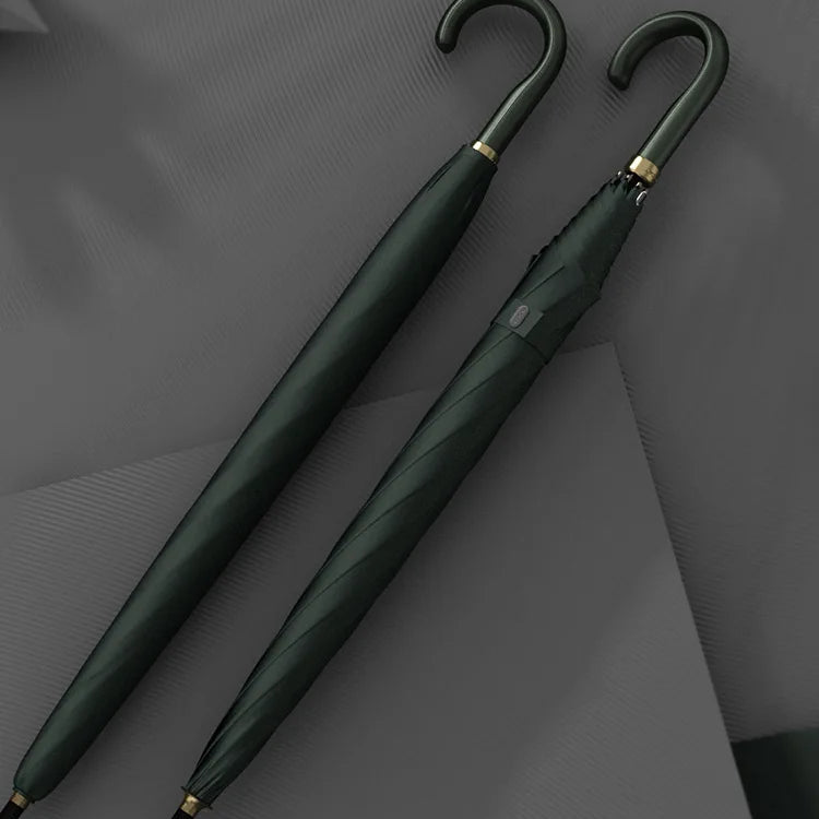 Winddichter Langgriff-Golfschirm – Luxus Business-Regenschirm für Herren & Damen, 8 Streben, 120cm Großschirm von