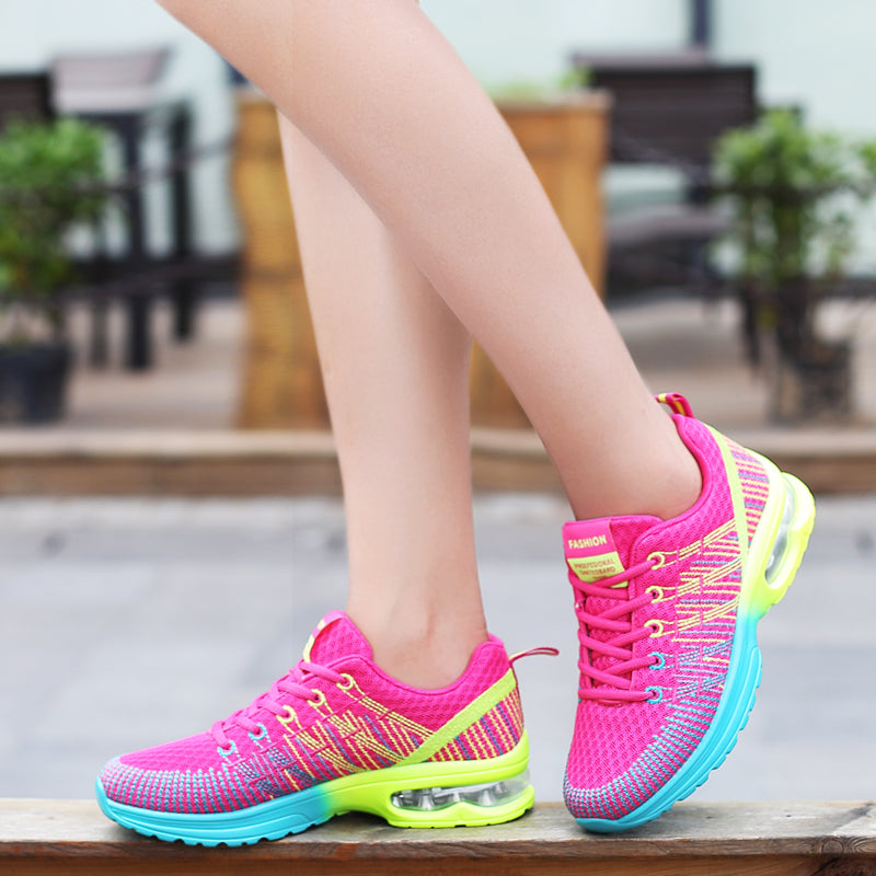 Damen Sportschuhe – Outdoor Laufschuhe | Hochwertige Atmungsaktive Sneaker mit Rutschfester Sohle für Alltag & Training Kaufschwan®