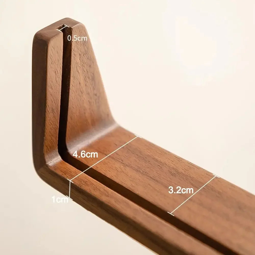 Walnuss / Buche Kreativer Acryl U Form Bilderrahmen – Transparenter Holz Desktop Fotorahmen Kaufschwan®