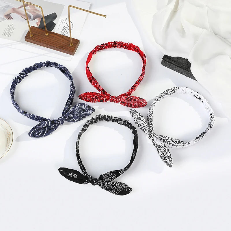 Bandana Haarreif mit Schleife – Geknotetes Turban-Haarreif für Damen & Mädchen Kaufschwan®