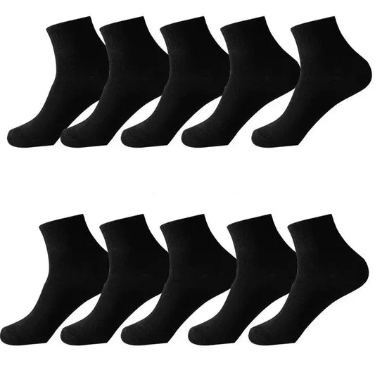 10 Paare Herren Atmungsaktive Komfort-Bürosocken | Freizeit- & Businesssocken für Sneaker & Arbeit | Ganzjahres Kaufschwan®