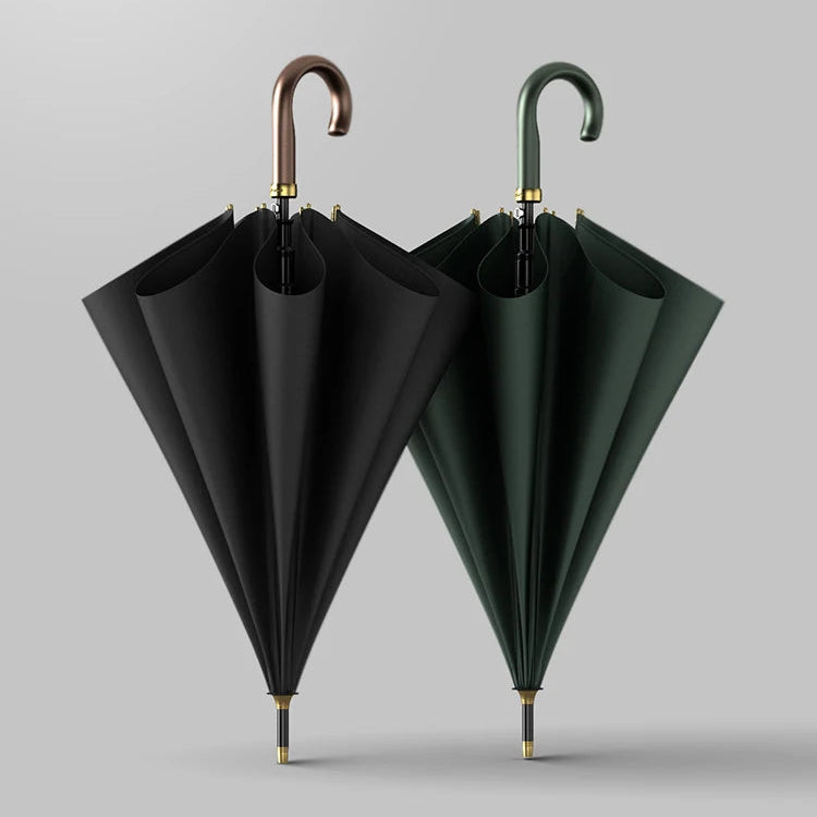Winddichter Langgriff-Golfschirm – Luxus Business-Regenschirm für Herren & Damen, 8 Streben, 120cm Großschirm von