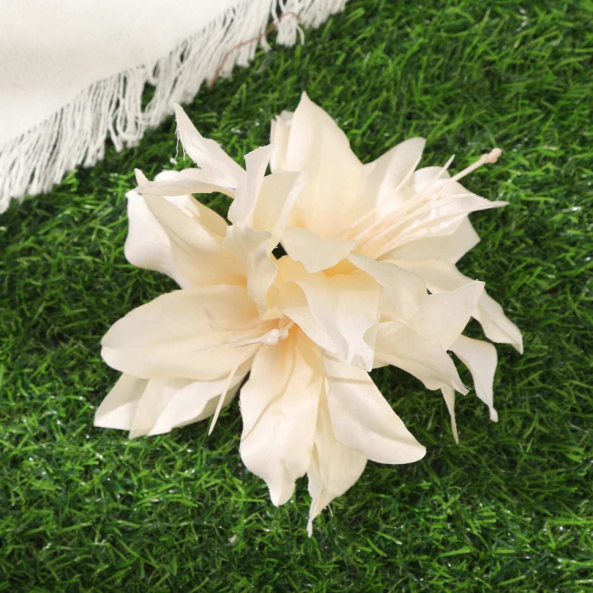 Orchideen-Blumen Haarklammer – Braut & Urlaubs Haaraccessoire Kaufschwan® Abbildung 10
