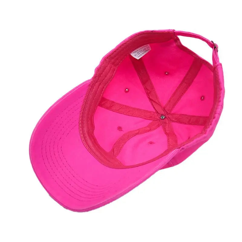 Low Profile Baumwolle Baseballkappe | Fluoreszierende Neon Farben Sonnenhut | Outdoor Sport Snapback Trucker Dad Hat Kaufschwan®