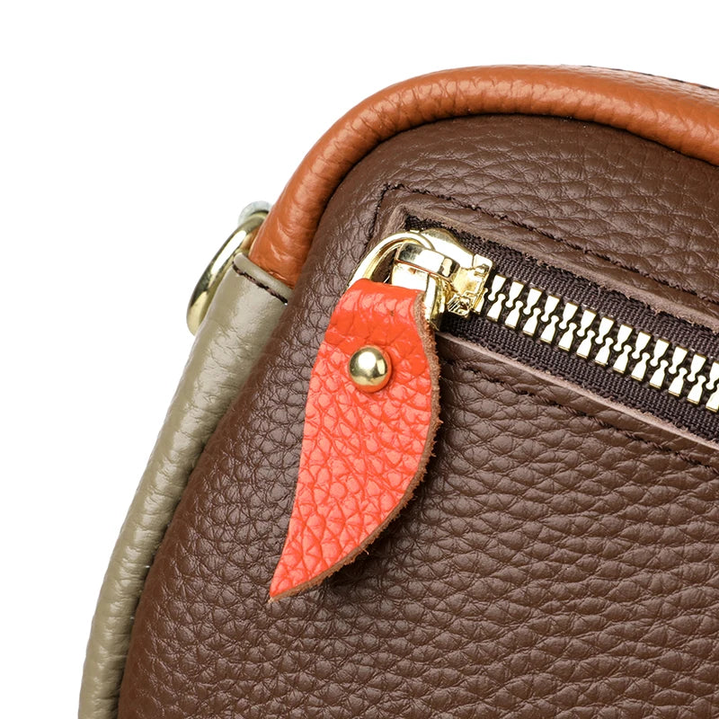 Hochwertige Leder Messenger Bag – Luxus Damen Schulter Handtasche mit Mehreren Fächern & Modische Geldbörse Kaufschwan®