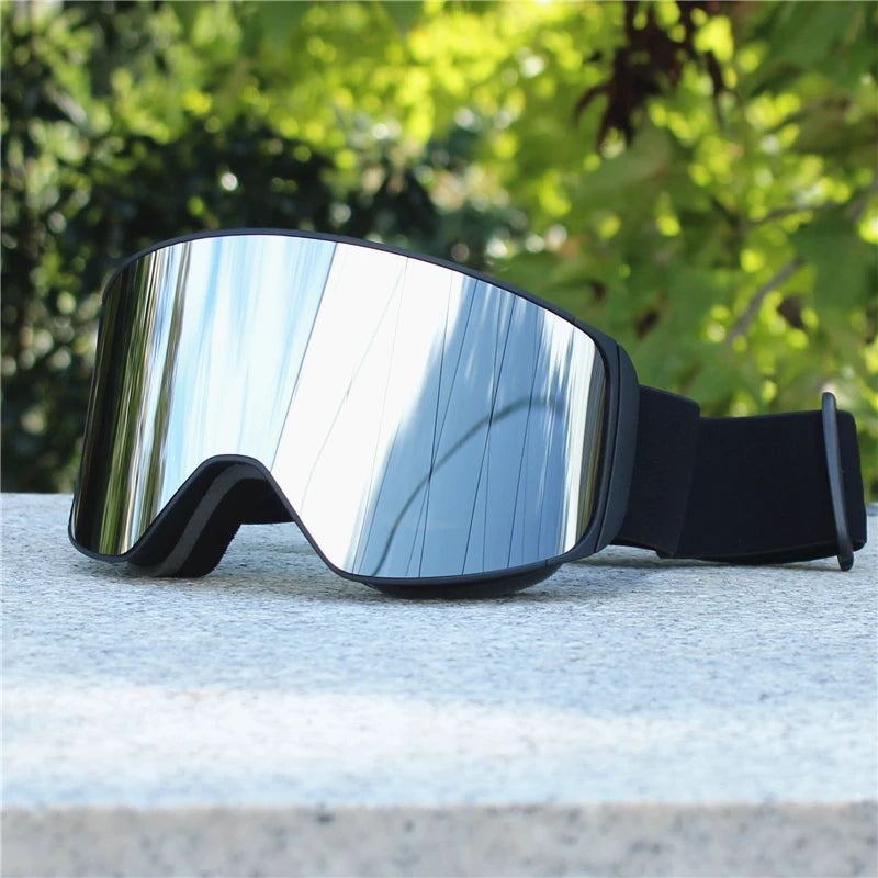 Doppelglas Anti-Beschlag & UV-Schutz | HD Schneebrille für Skifahren & Snowboarden, Unisex Kaufschwan®