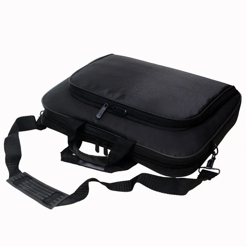 Business Nylon Laptop Schultertasche – Tragbare Computer Handtasche mit Reißverschluss im Schlichten Design Kaufschwan®