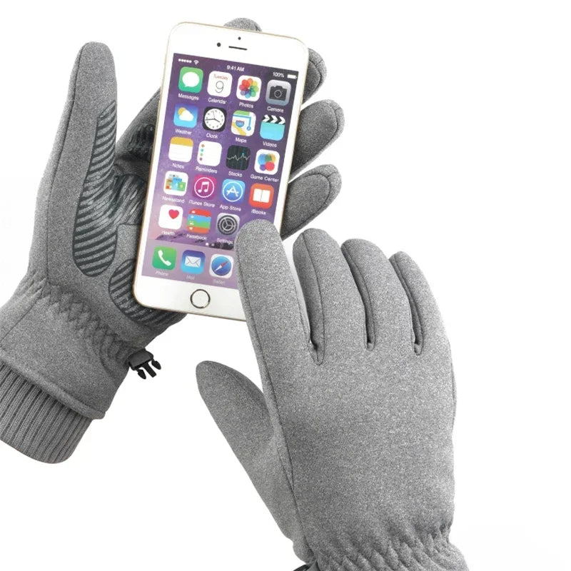 rutschfeste wasserdichte handschuhe Herren Skihandschuhe – Wasserdichte Winddichte Winter Fäustlinge