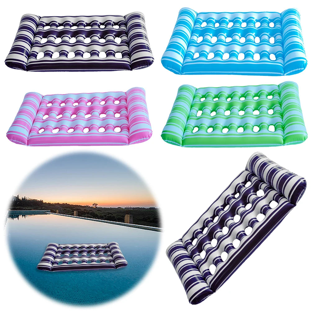 Aufblasbarer Hängematten-Liegestuhl – Wasserbett & Pool-Luftmatratze, Tragbarer Schwimmsessel Kaufschwan®