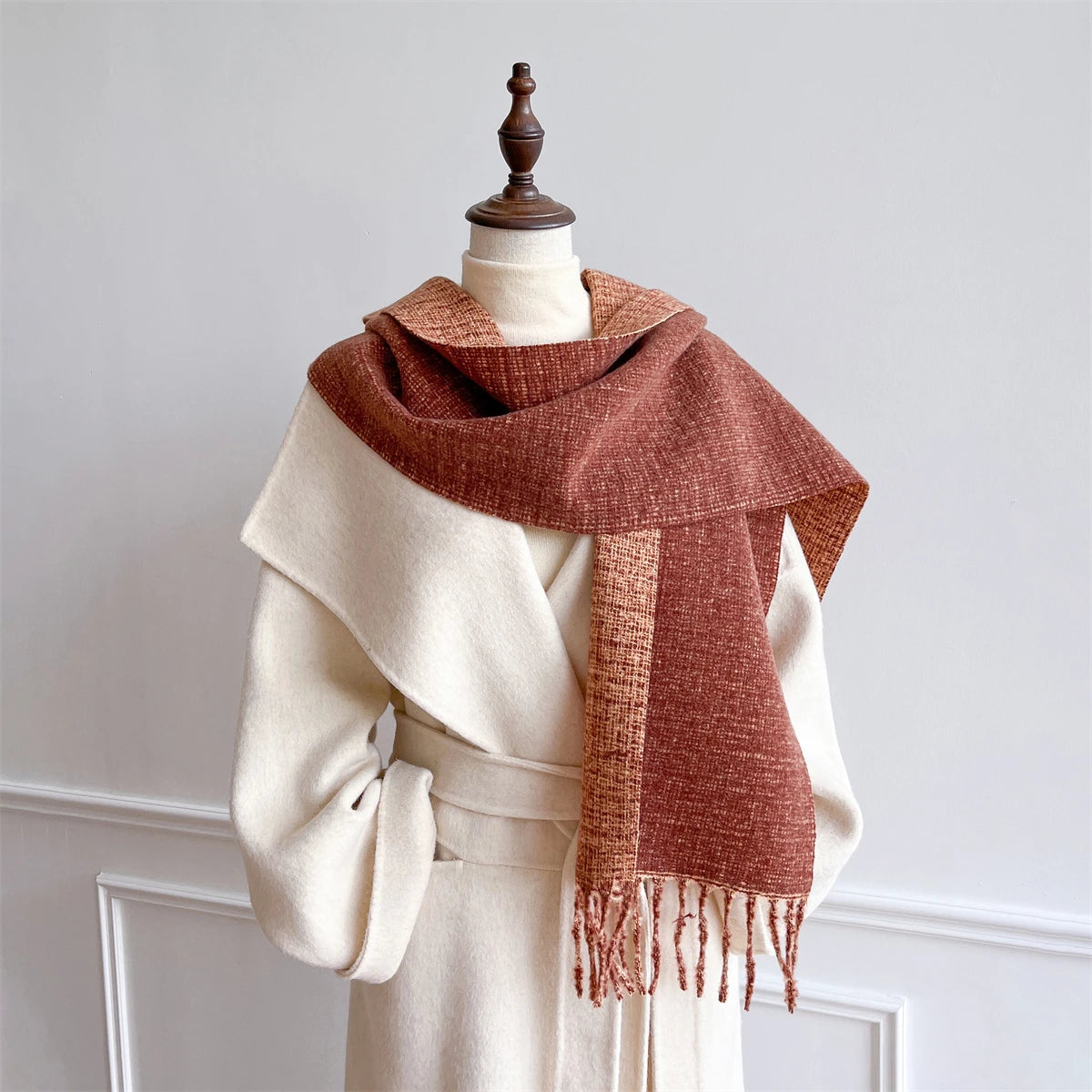Luxus Damen Schal | Winter Warmer Schal Umschlagtuch & Stola | Pashmina Foulard, Bandana & Decken Poncho
