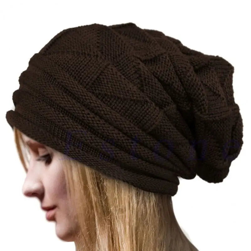 Gestrickte Oversize Baggy Beanie – Warme Wintermütze | Slouchy Wollmütze für Damen & Herren | Ski Skull Cap Kaufschwan®