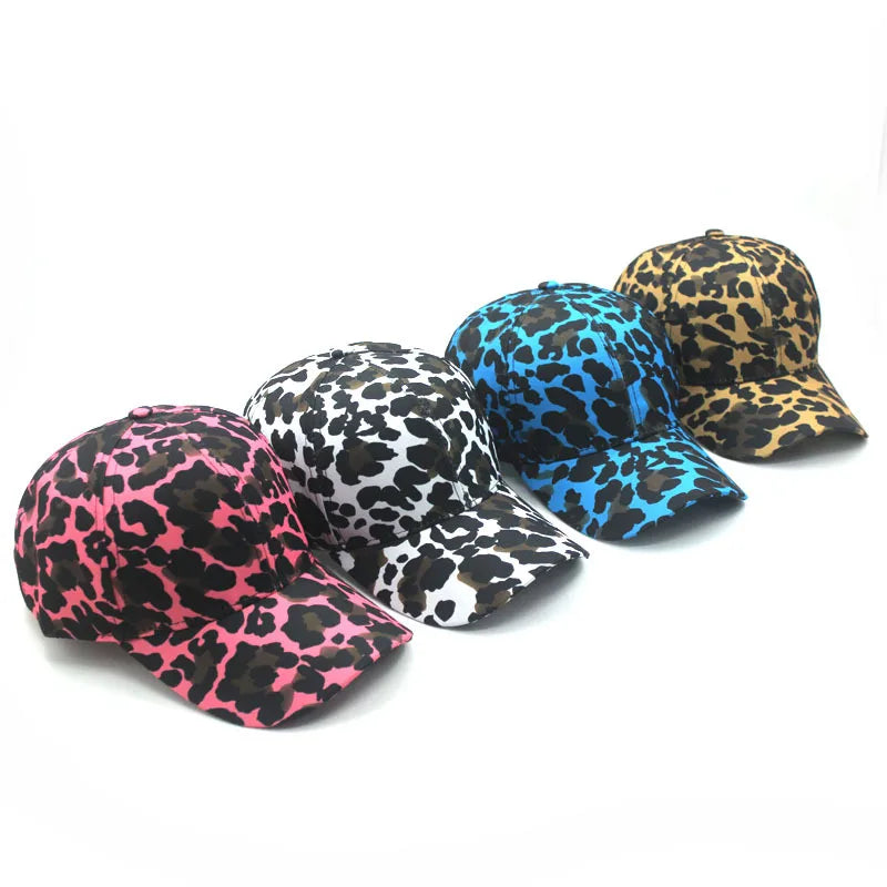 Leopard Print Verstellbare Baseballkappe | Sonnenschutz Dad Hat | Frühling & Sommer Outdoor Snapback für Herren Kaufschwan®