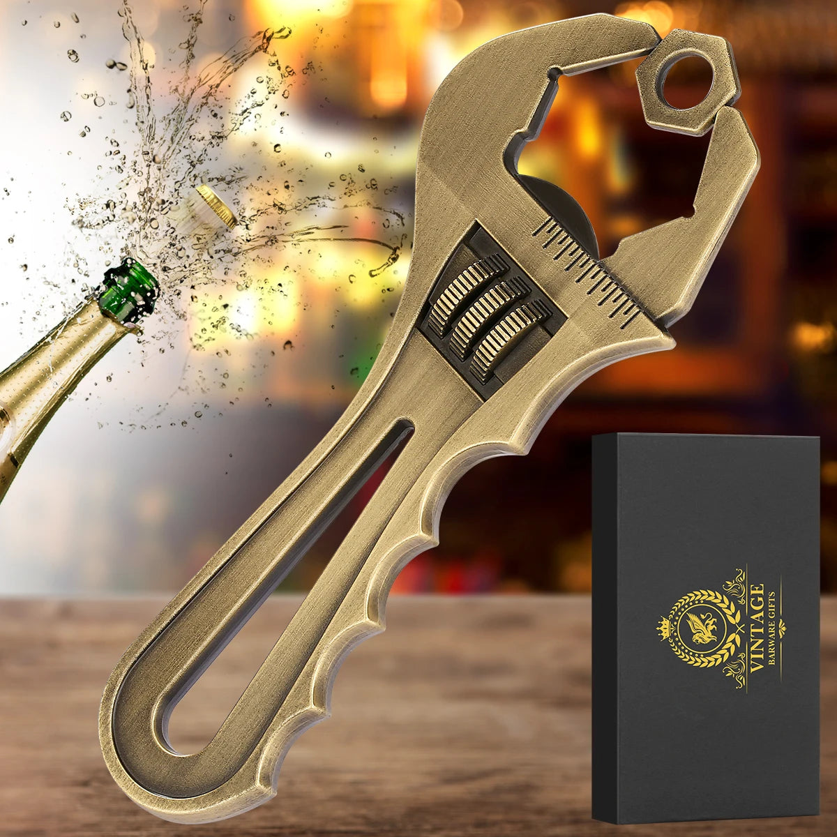 Schraubenschlüssel Flaschenöffner – Metall Werkzeug Design Geschenk für Ingenieure Kaufschwan®