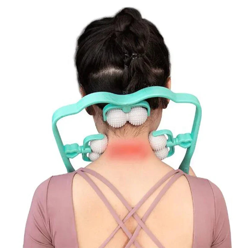 Multifunktionaler Manueller Nacken-Massager | Knet-Massage für Halswirbelsäule & Schultern Kaufschwan®