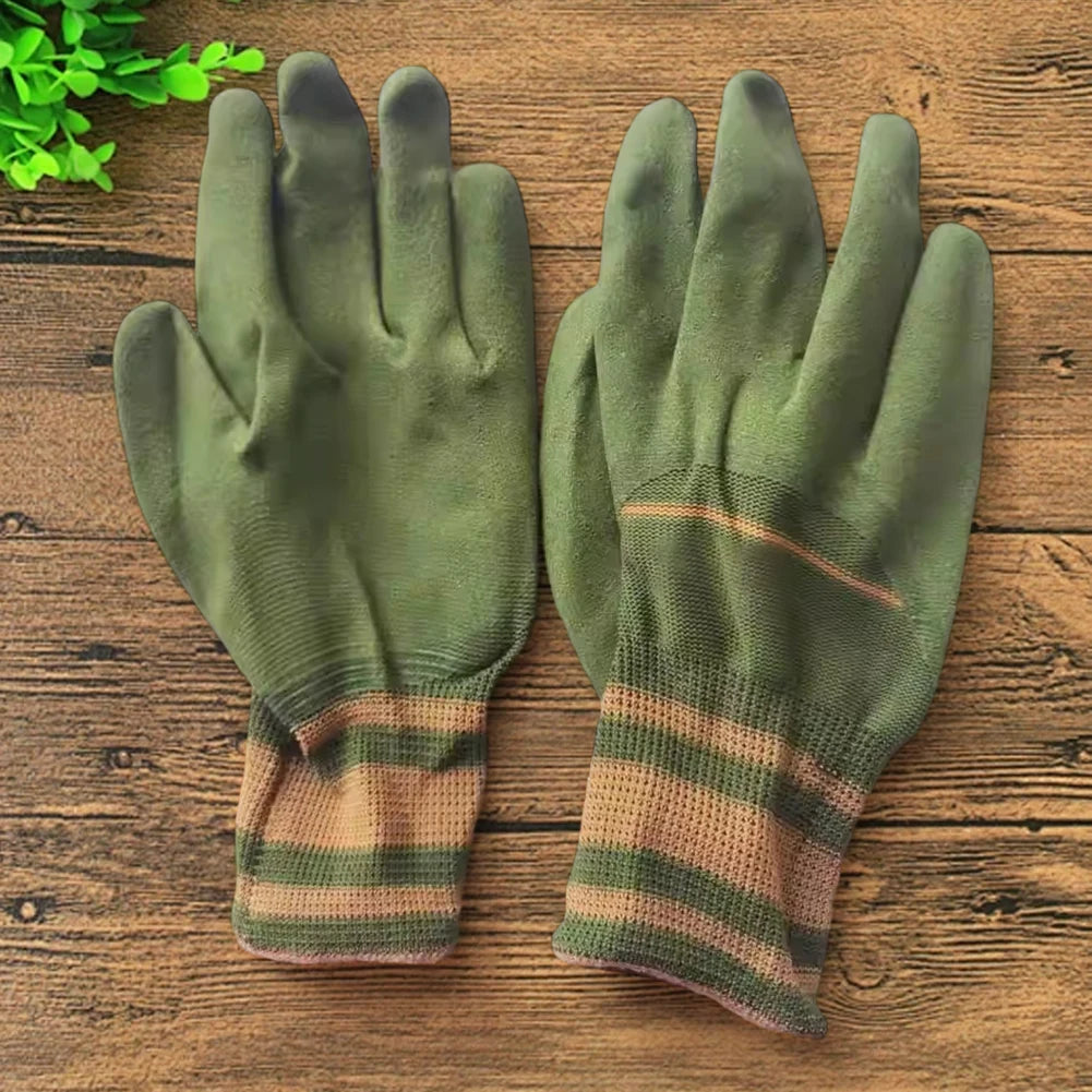 Dornenfeste Gartenhandschuhe Atmungsaktiv Schutz Handschuhe für Rosen Kaktus Gartenarbeit 1–10 Paar/Set Kaufschwan®