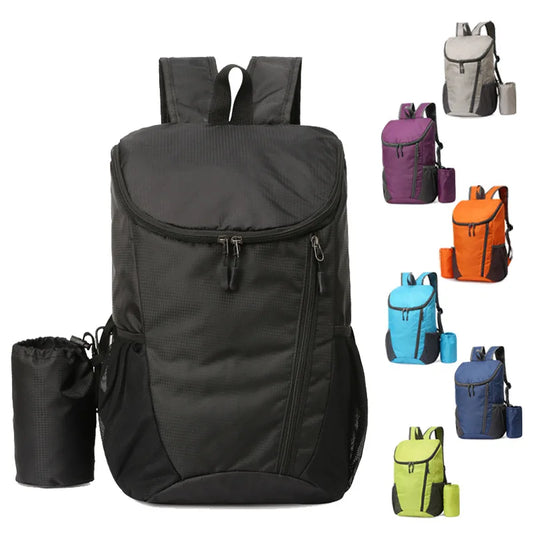 Outdoor-Reiserucksack | Wasserdichtes, Faltbares Camping- & Sporttasche | Wandern, Bergsteigen & Reise-Rucksack Kaufschwan®