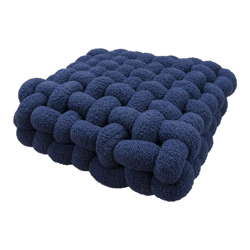 Luxuriöses Kissen für Wohnzimmer | Weicher Lammfell Dekokissen für Sofa & Stuhl | Komfortables Sitzkissen für Zuhause