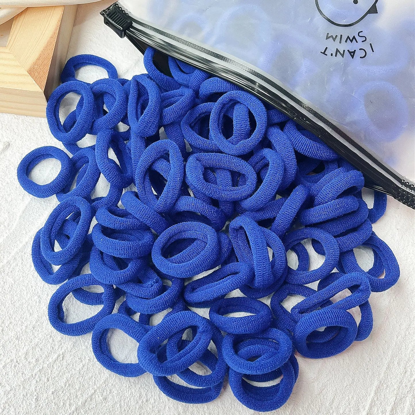 20/50 Stück Elastische Haargummis für Kinder | Bunte Süße Scrunchies & Haargummis für Mädchen & Babys | Weiche Haar-Accessoires