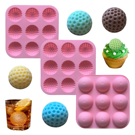 Golfball Silikon Eiswürfelform Set – Runde Eiswürfel für Whiskey, Cocktails & Getränkeiskey und Cocktail Eiswürfel Kaufschwan®