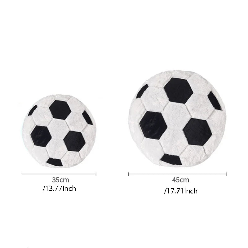 Fußball Plüschkissen | Fan Kissen | Geschenk für Freund | Gemütliche Wohnungsdekoration | Must-Have für Sportliebhaber Kaufschwan®