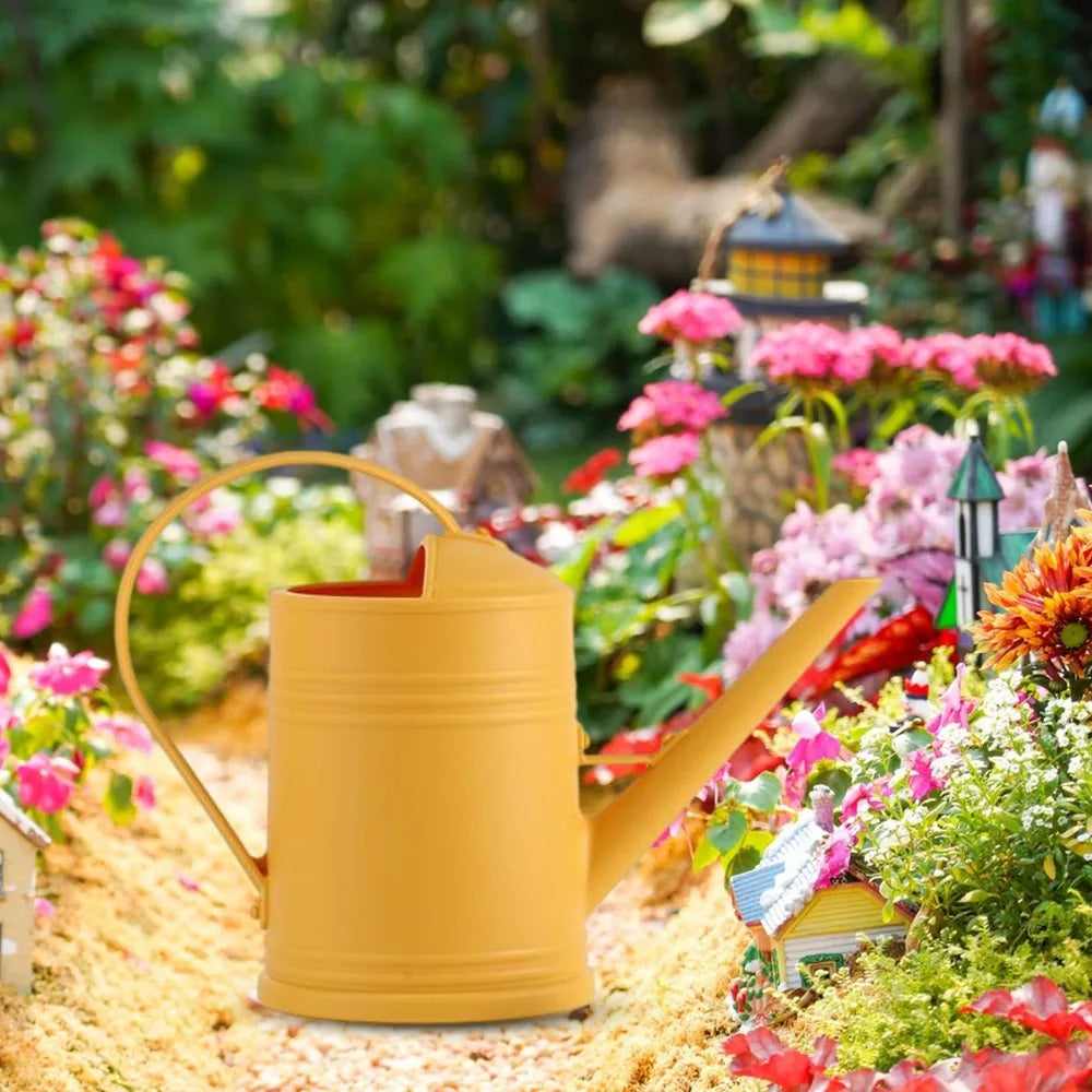 2L Watering Can Pot Plastic Garden Plants Flower Spray Water Kettle Long Mouth Large Capacity Watering Device Watering Tool Kaufschwan®