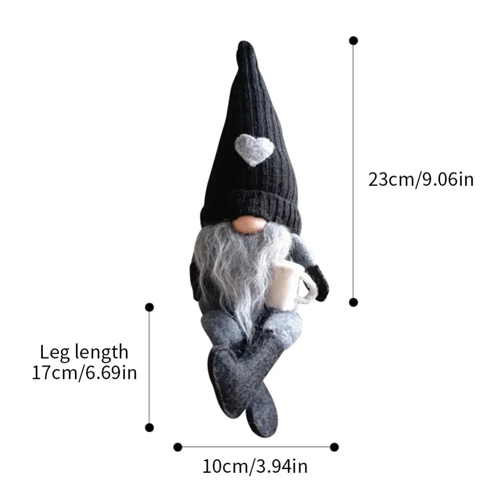 Wichtel Puppen – Gestrickte Plüsch-Dekoration | Für Weihnachten, Küche & Kaffeebar
