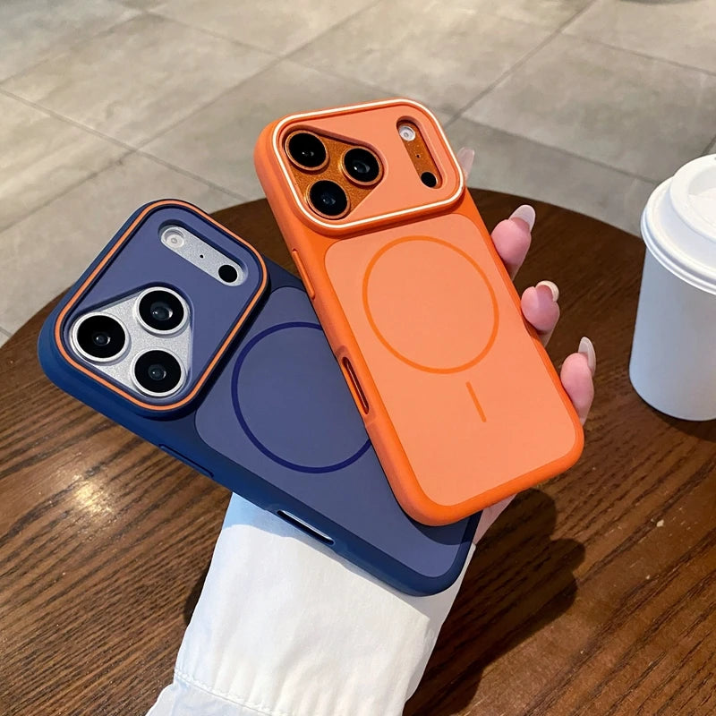 Hochwertige zweifarbige MagSafe-Schutzhülle für iPhone 18 Pro & iPhone 18 Pro Max – Stoßfeste Hülle mit schützendem Kamerarand Kaufschwan®