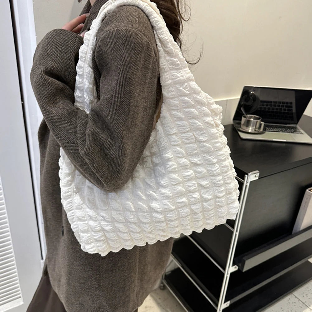 Elegante Falten Cloud Handtasche – Damen Schultertasche in Bonbonfarben | Große Kapazität Tote Bag für Alltag & Shopping Kaufschwan®