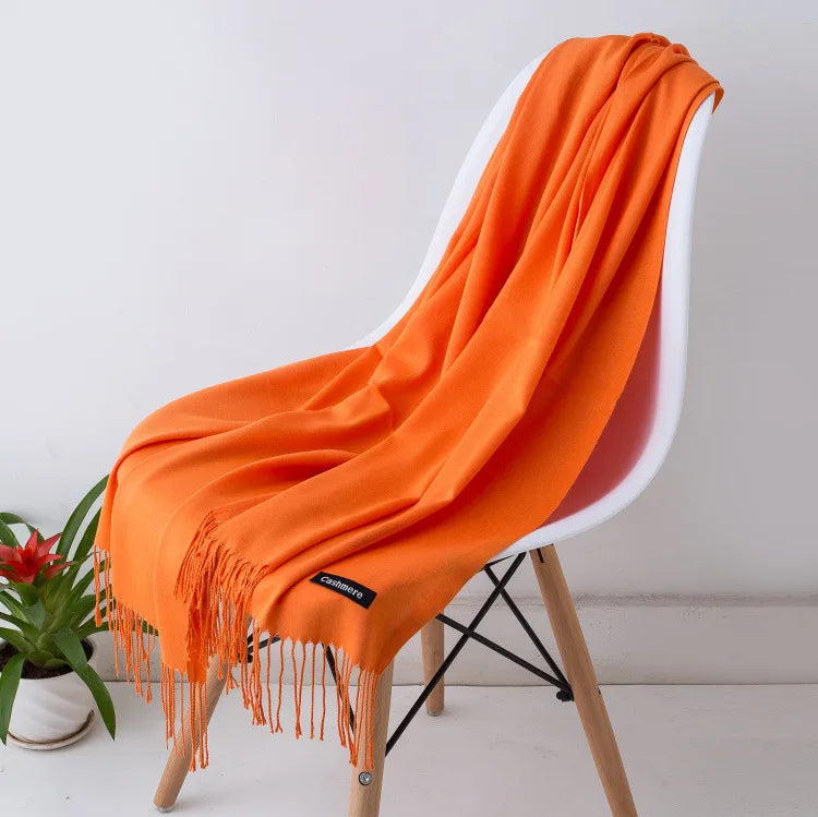 Damen Pashmina Schal | Weich wie Kaschmir | Warmer Winter Schal, Reise- & Büro-Accessoire