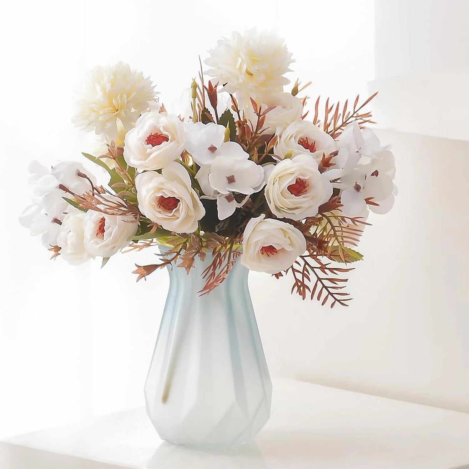 Künstliche Seidenrosen – Realistische Kunstblumen für Hochzeit, Zuhause & Feste | Brautstrauß, DIY Basteln, Kränze & Fotodekoration Kaufschwan®