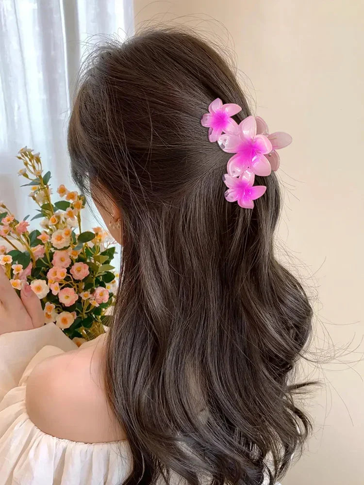 Blumen-Haarklammer – Retro Bunter Haar-Clip Kaufschwan®