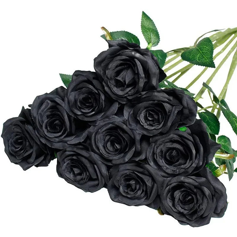 8CM Künstliche Rosen – Plastik Juana Blumenstrauß für Valentinstag, Hochzeit, Wohnzimmer & Esstisch Dekoration Kaufschwan®