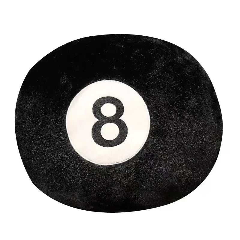 Billard 8-Ball Plüschkissen | Weiches 8-Ball Dekokissen | Heim- & Indoor-Sport Geschenk Kaufschwan®