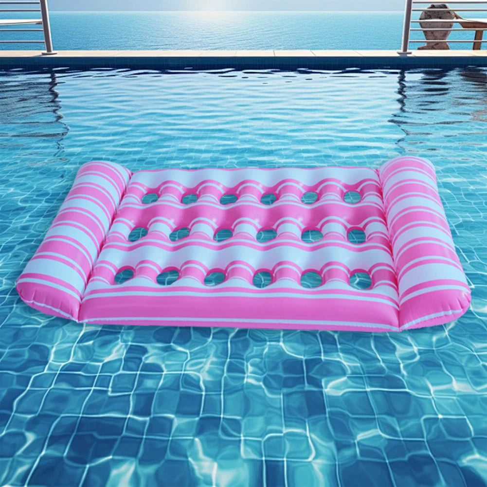 Aufblasbarer Hängematten-Liegestuhl – Wasserbett & Pool-Luftmatratze, Tragbarer Schwimmsessel Kaufschwan®